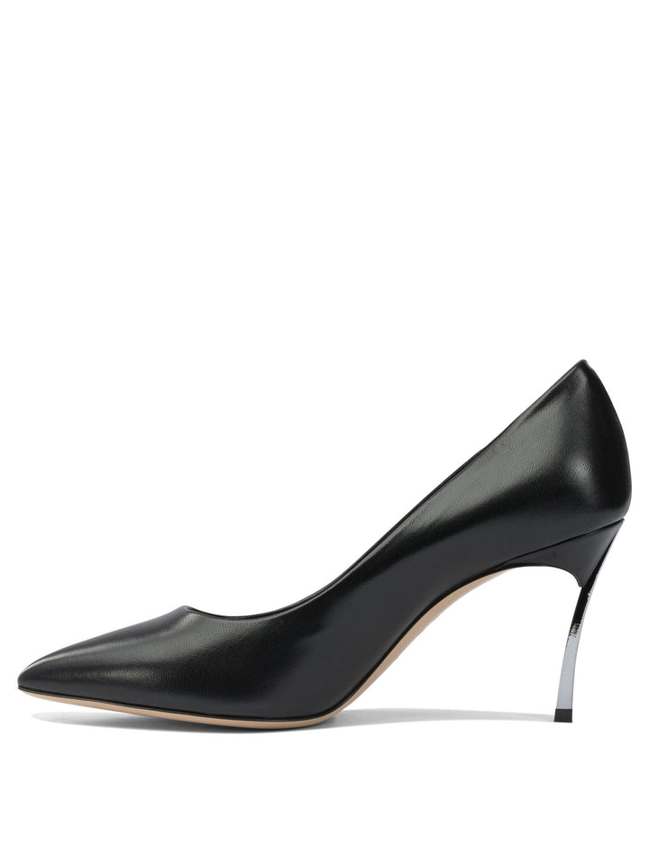 Casadei Leather Pumps Heeled shoes - Black | 6af512f98c6fb2275a6806e5793897482d85dfad