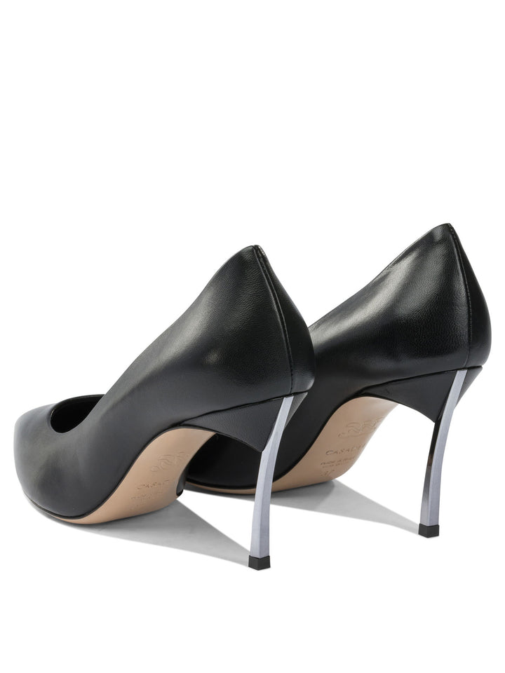Casadei Leather Pumps Heeled shoes - Black | 309905e0a737b933f137d0828e3ebd7611a1aceb