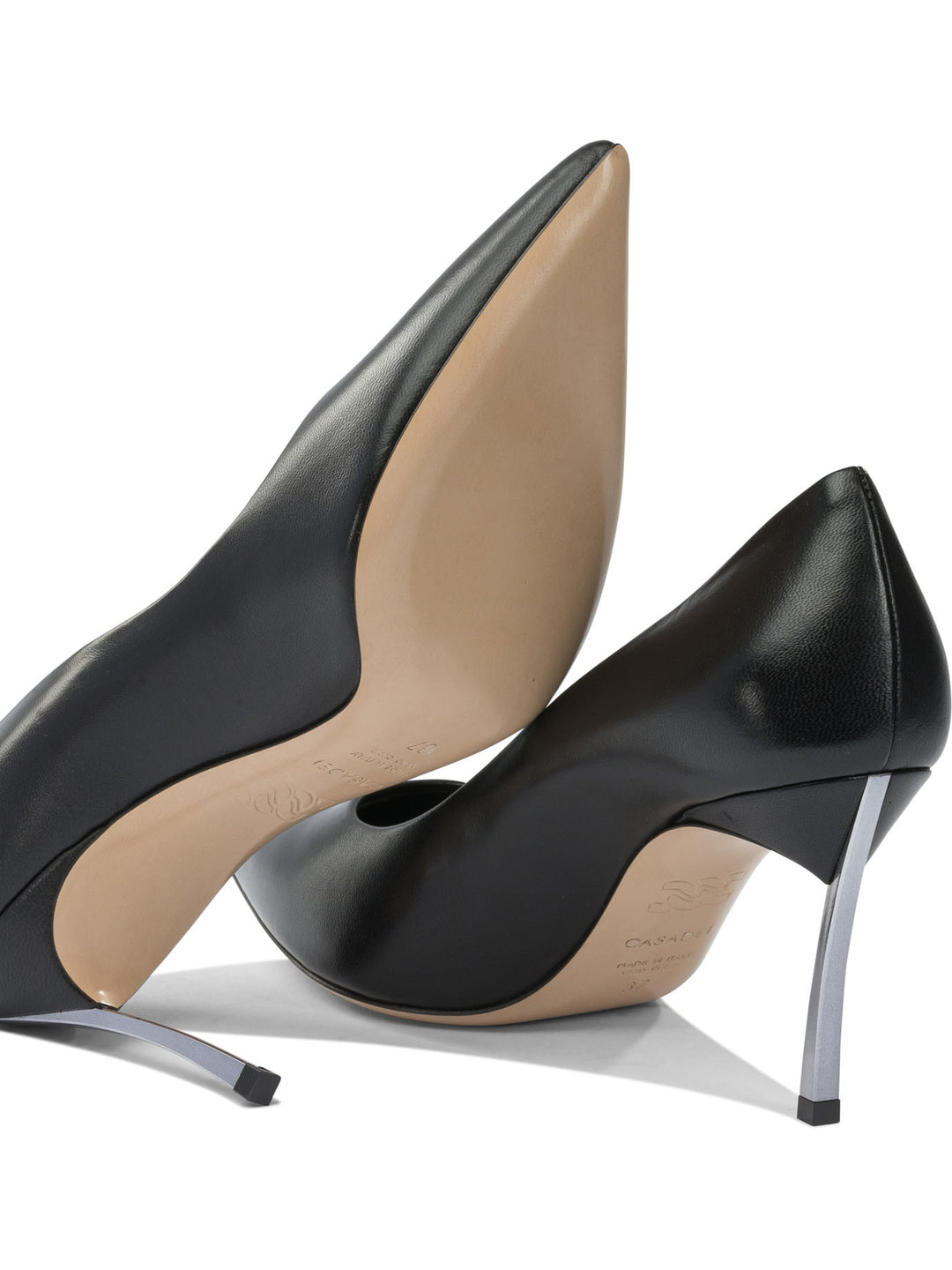 Casadei Leather Pumps Heeled shoes - Black | 897cc9530a1163a538445ac062ebbeb33b6cdc19