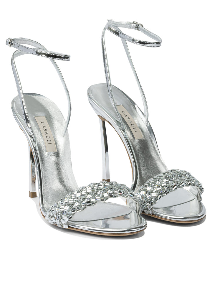 Casadei Interstellar Sandals - Silver | ec80bdb15783d5ba573f0a40bbaa5c1a91850a3f