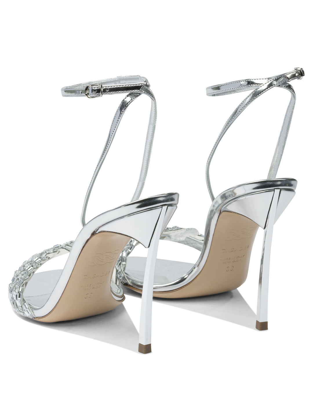 Casadei Interstellar Sandals - Silver | 6babb2155b71df697eece5f2f06bc7fb0ff40646