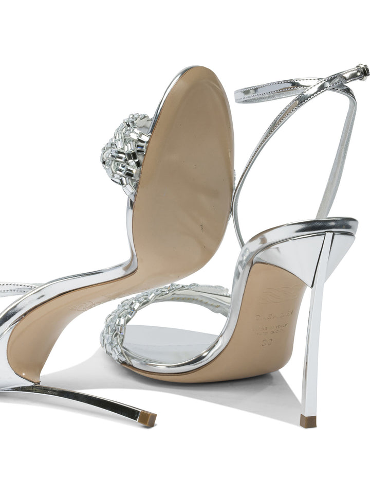 Casadei Interstellar Sandals - Silver | ce50a1684ad69a488b33ca44f019808966307e67