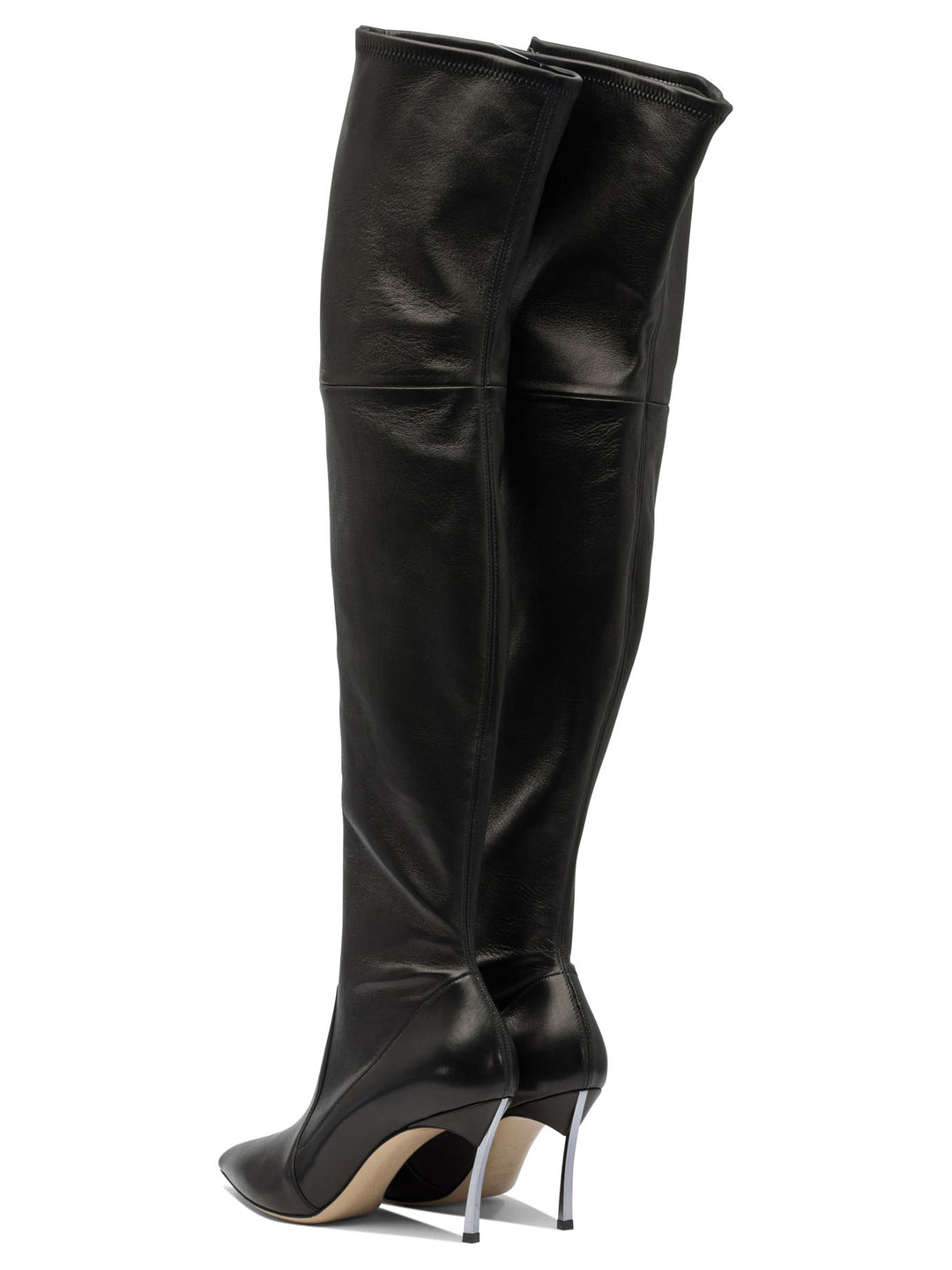 Casadei Over-The-Knee  100mm Boots - Black | da451e5feb9f4b37c28d05d7dc3f3a95f9ccab38