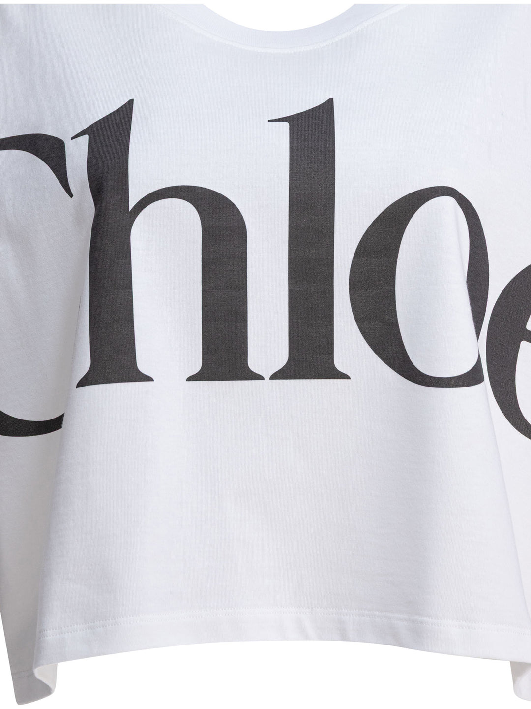Chloé Boxy T-Shirt In Cotton Jersey T-shirts - White | 3d3d187e271e1c972d0f066a745f0cc511773612