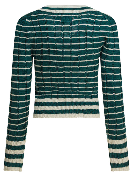 Merino Wool Sweater Knitwear Green