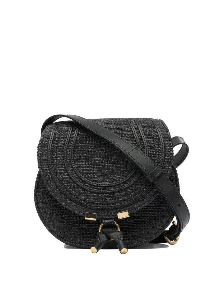 Chloé Saddle Marcie Crossbody Bags - Black | f8a8a6e598a4f54665985edcb1dd8001aa85cd9e