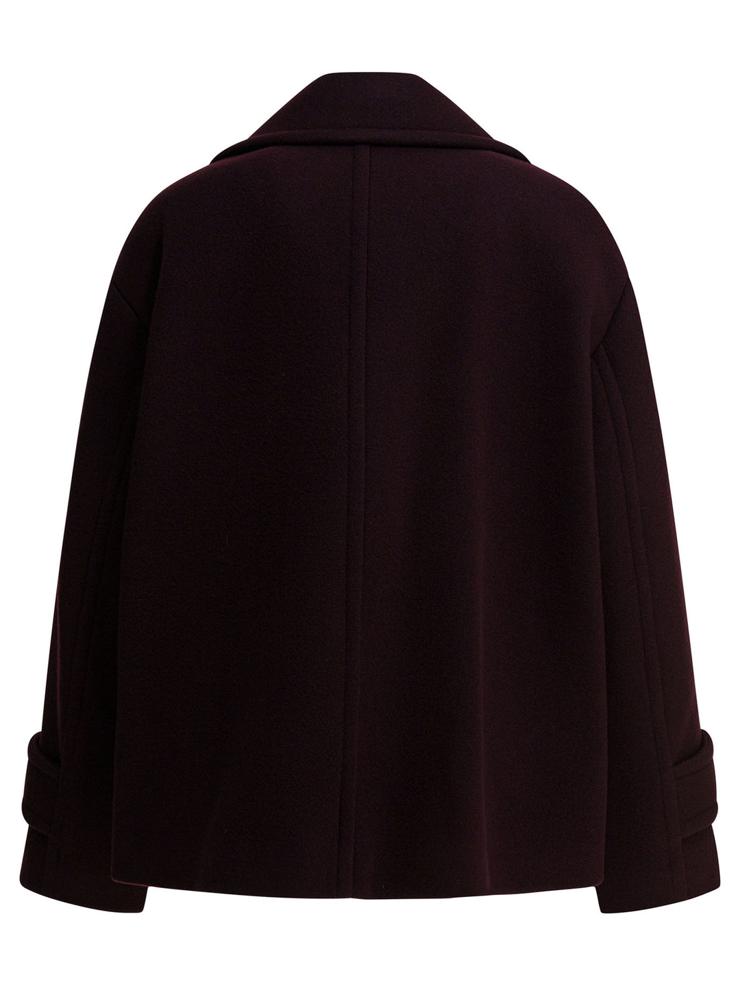 Chloé Virgin Wool Coat Jackets and Coats - Bordeaux | 6996c5a8b1be5bd6abf019917139524f818df6ad