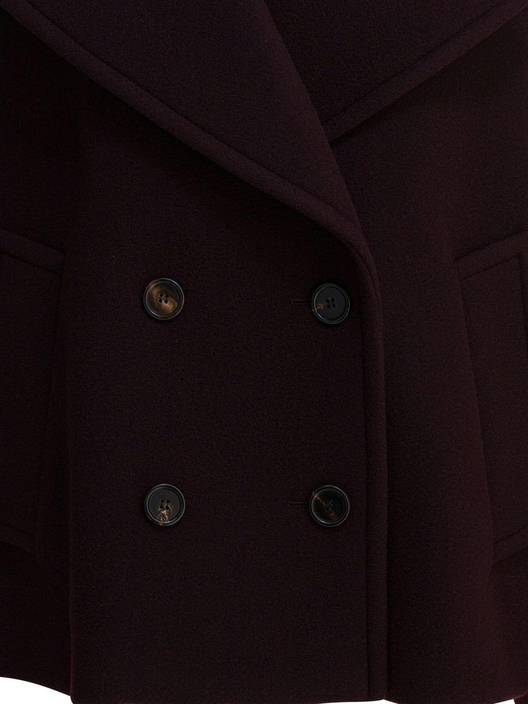 Chloé Virgin Wool Coat Jackets and Coats - Bordeaux | 5b4a539736b67a6b9b5caf6e6dd0f8af2075bbef