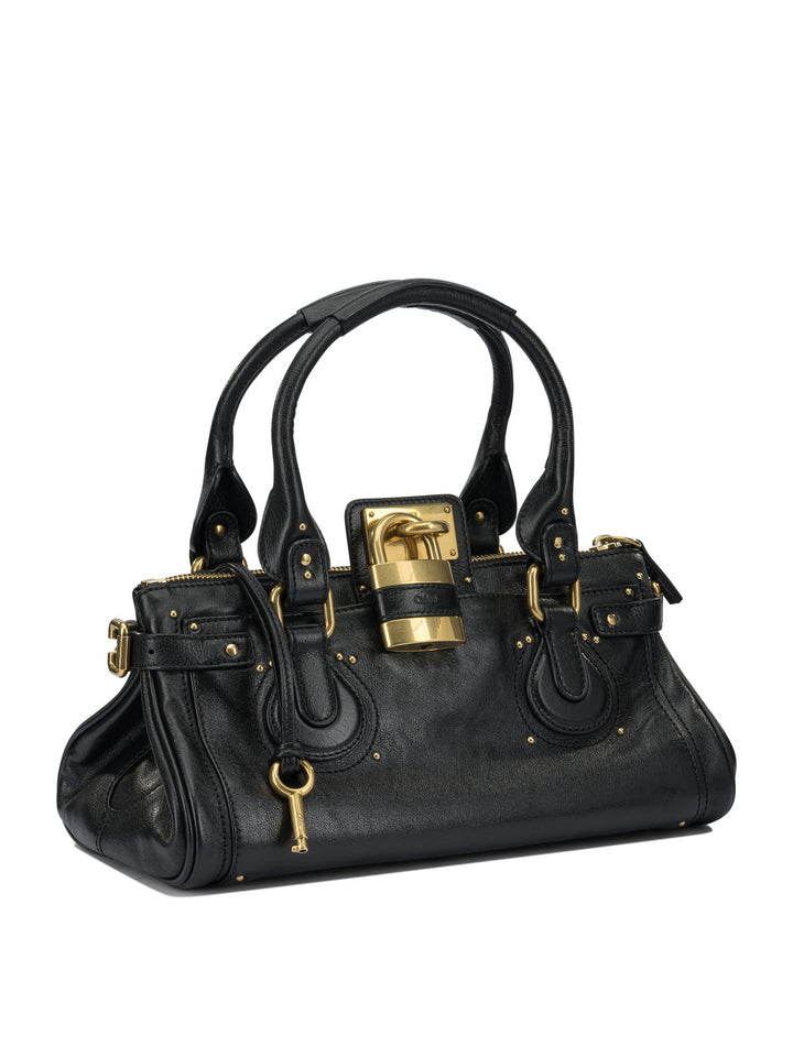 Chloé Paddington Handbags - Black | 6f0228081a440e647f5356442695b1a3bf617ff0