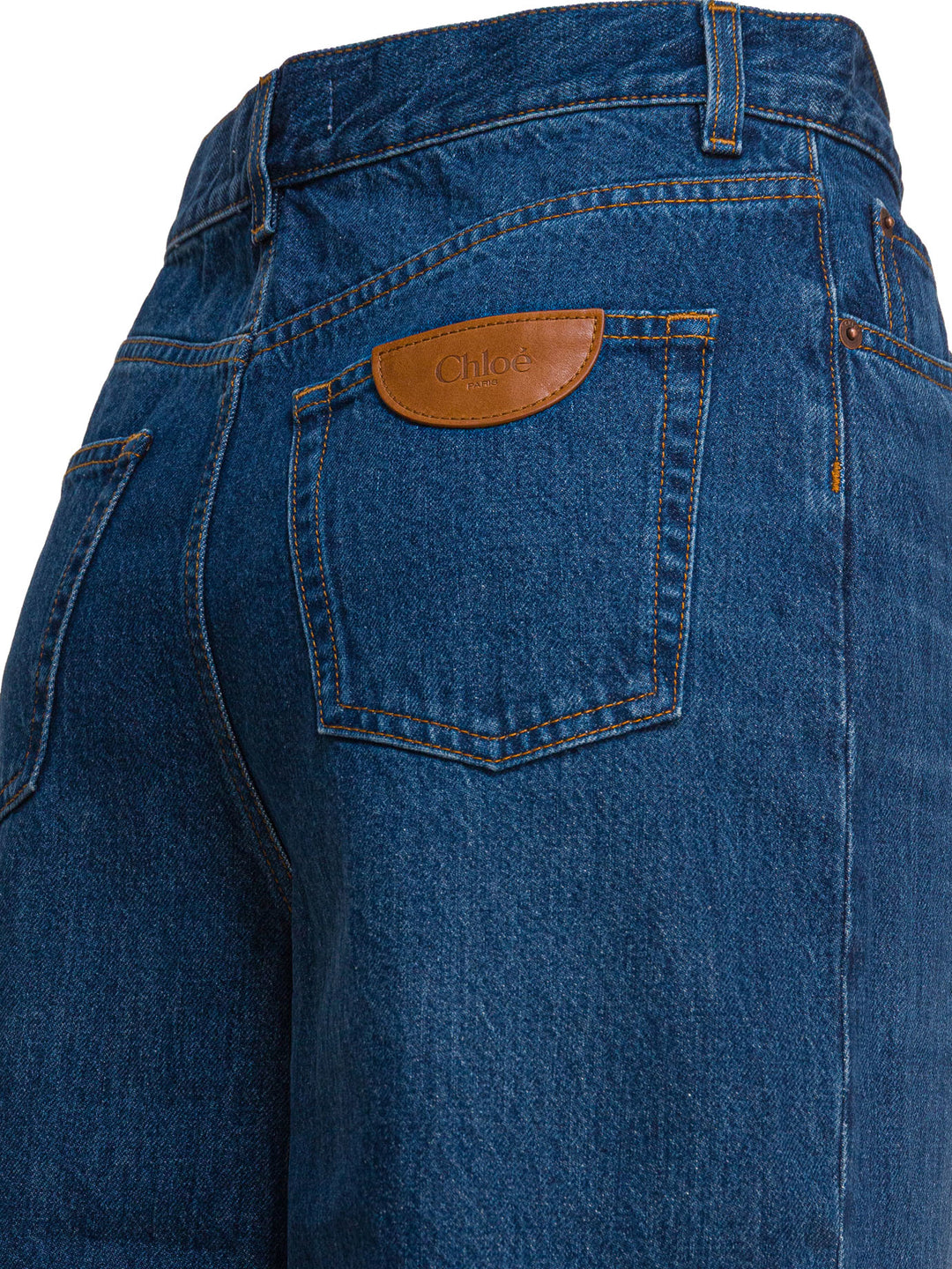 Chloé Wide Leg Jeans - Blue | f8518cdb47ce0215a614fc5e0bbf68aef439d0eb