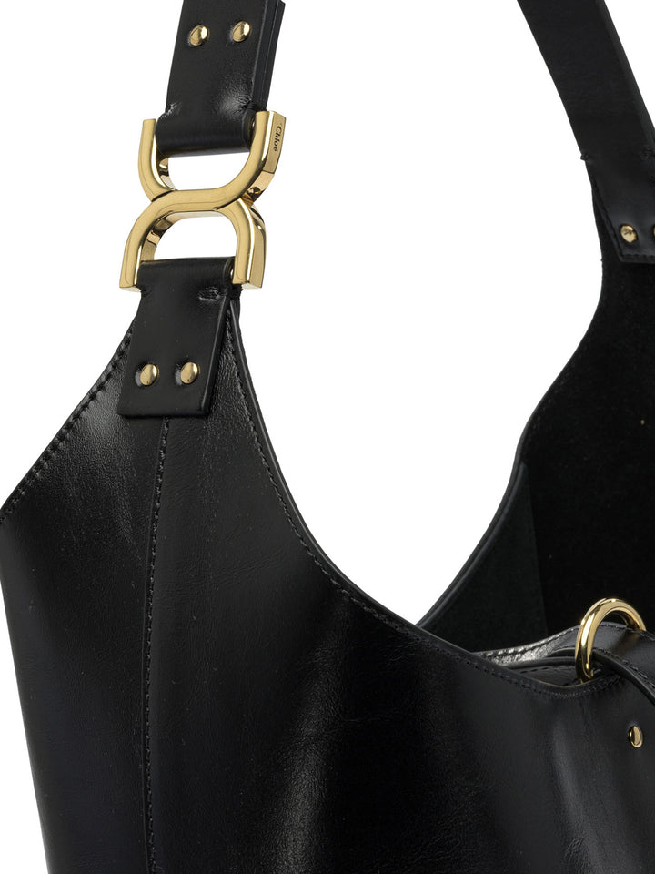 Chloé Hobo Marcie Shoulder Bags - Black | d9894acac28e133f3c5d4831980b1c2c31a637db