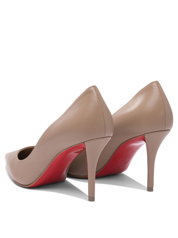 Christian Louboutin Miss Z 80 Nappa/Lining Heeled shoes - Beige | fca9ce657b133294041793b7a012374fc064cd8c