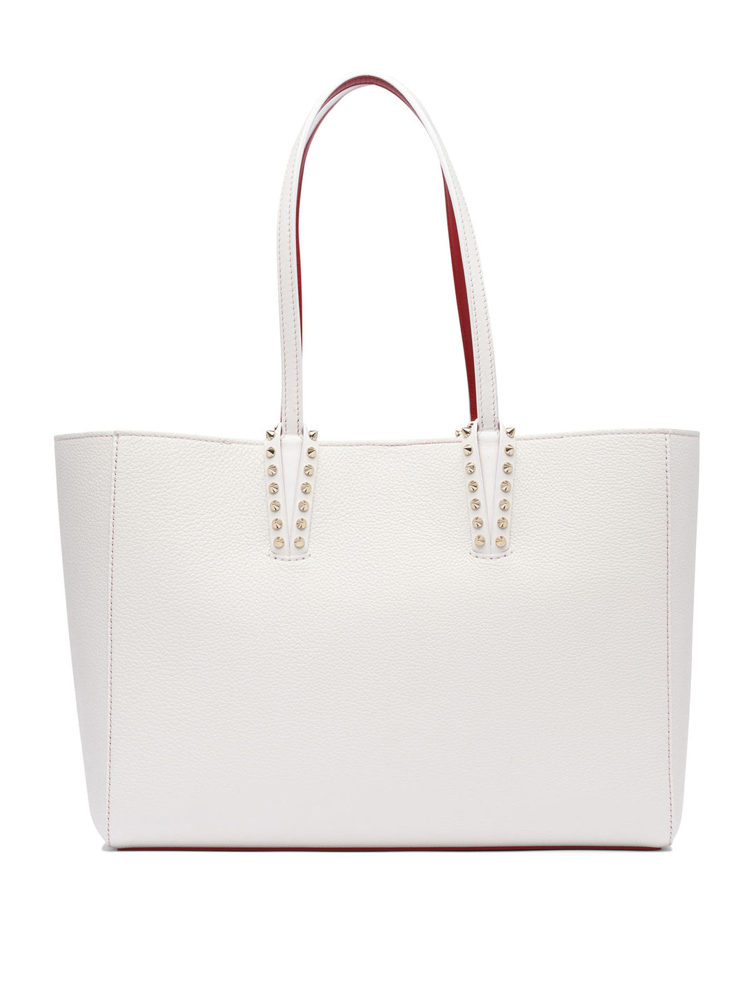 Christian Louboutin Cabata Soft Small Calf Empire Shoulder Bags - White | 2de5f332d270863c04fe29134c54a594a22dbb99