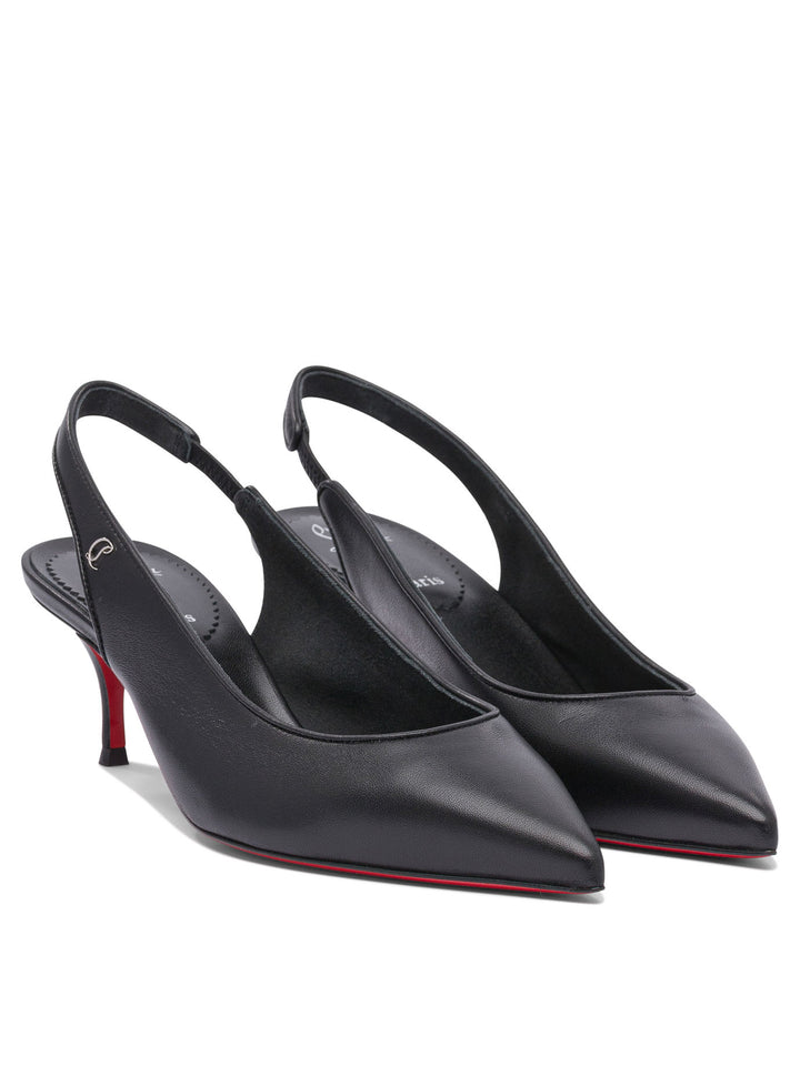 Christian Louboutin Sporty Kate Sling 55 Nappa/Lining Heeled shoes - Black | ac49b60b9fd40c14b25f6899543617b69a9ff0b0
