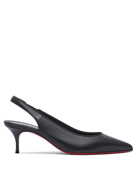 Sporty Kate Sling 55 Nappa/Lining Heeled Shoes Black