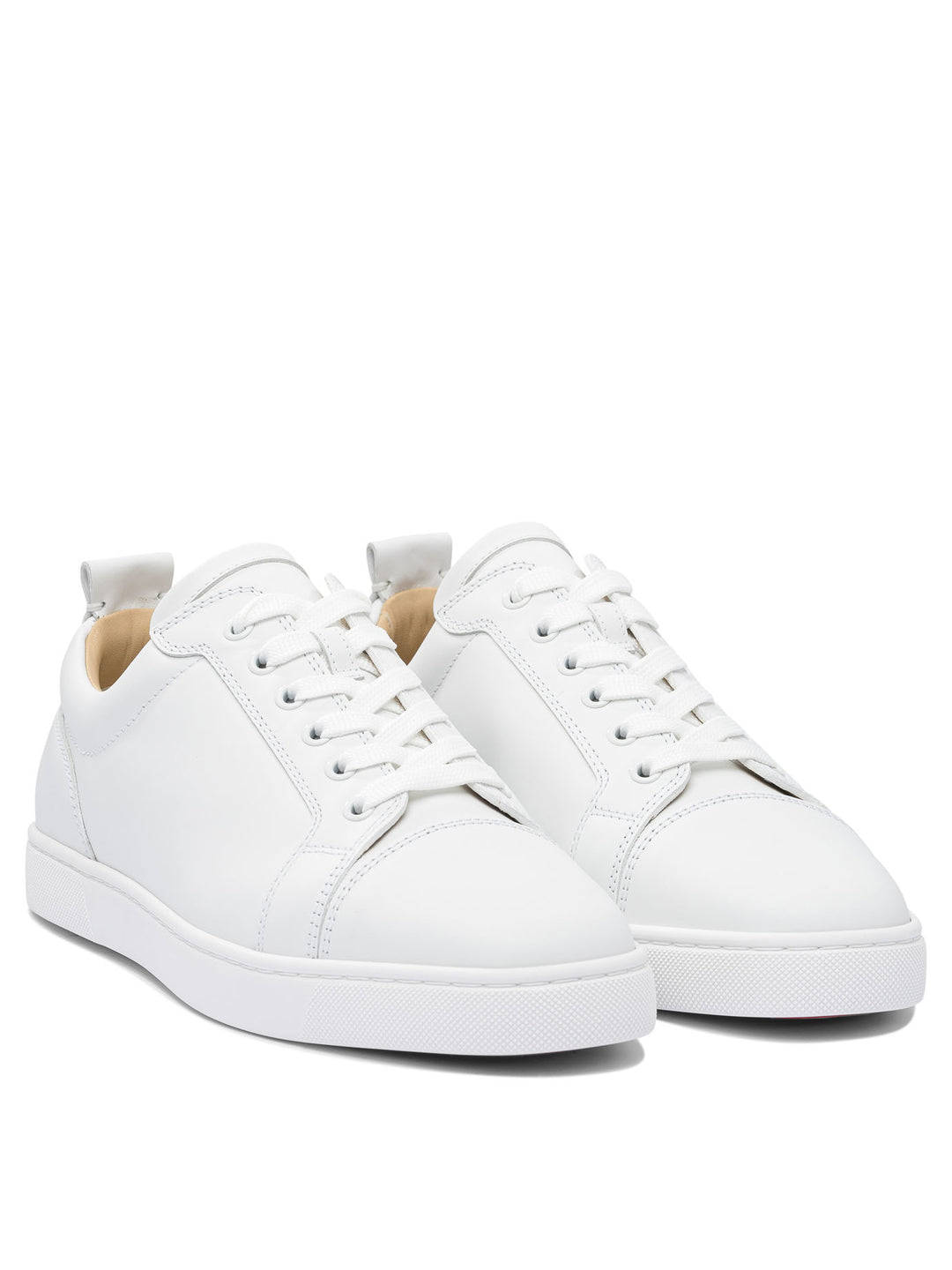 Christian Louboutin Louis Junior Flat Calf Ds Sneakers & Slip-On - White | 051f86d6b56ad38360cd8b9c87aa3678f95134de