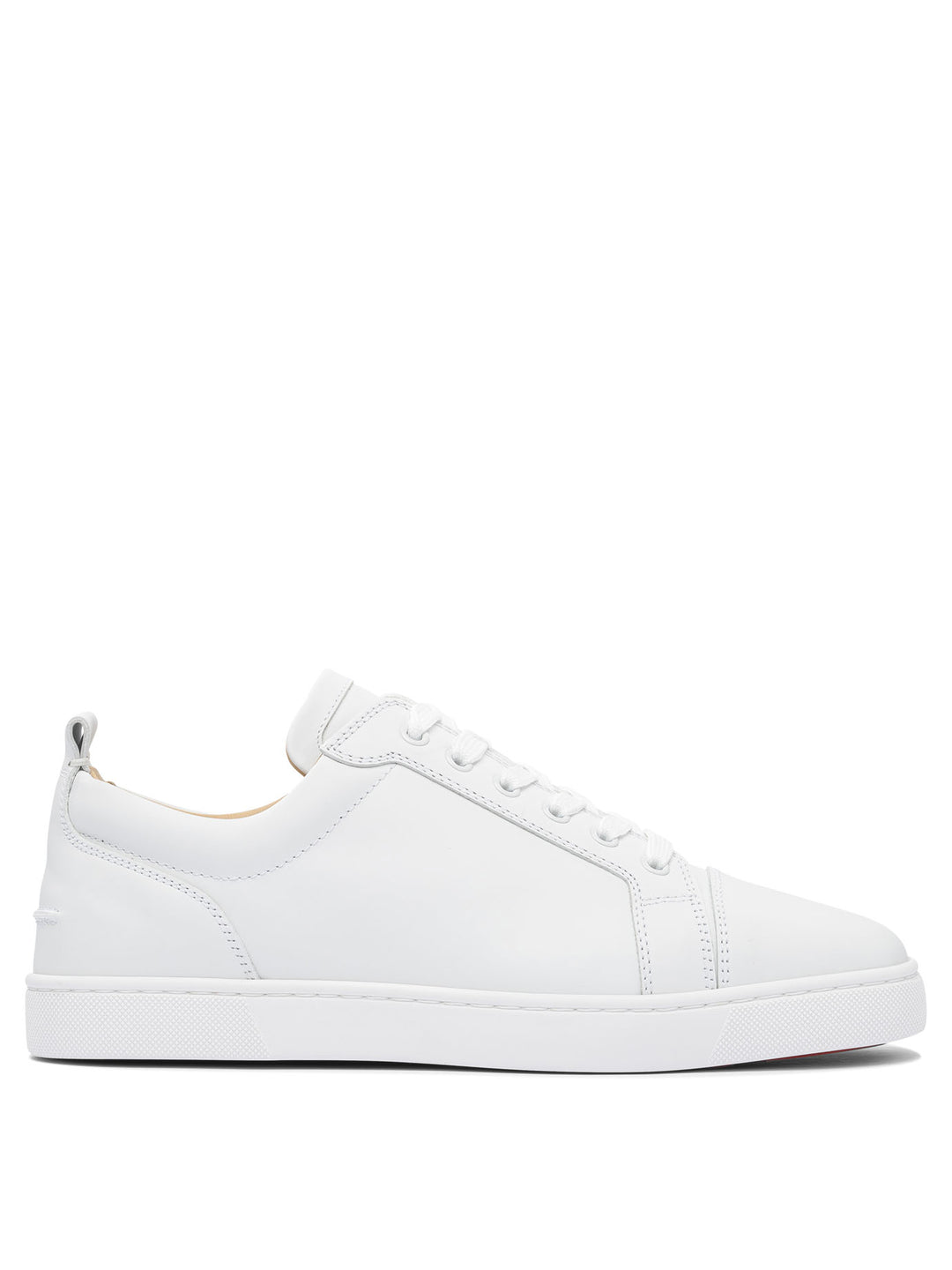 Christian Louboutin Louis Junior Flat Calf Ds Sneakers & Slip-On - White | e0c62e0603b381123de7c35e4983c1c6ae788e47