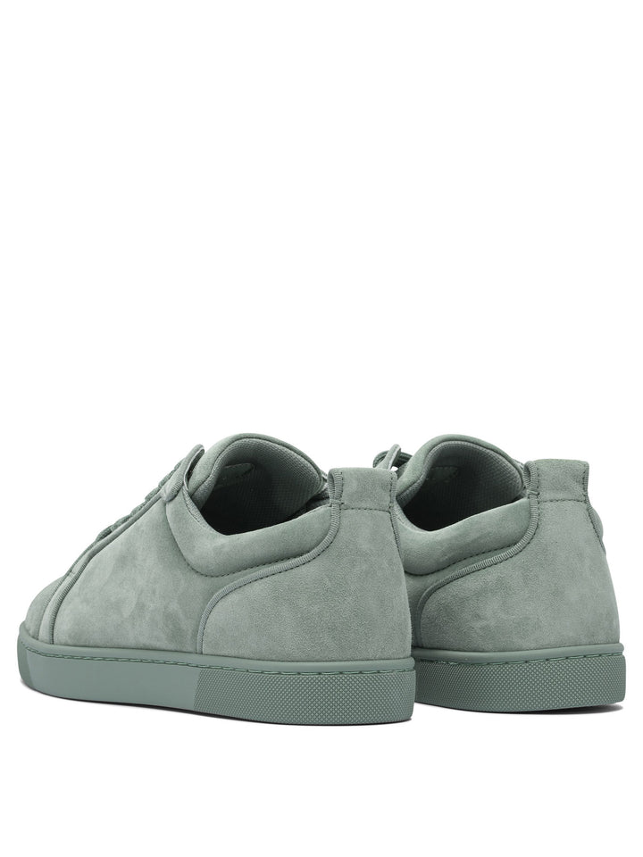 Christian Louboutin Louis Junior Orlato Flat Veau Velours Ds/Gg Sneakers & Slip-On - Green | 0a23aa2ec474ca83e08261fe1632e35fdd243a70