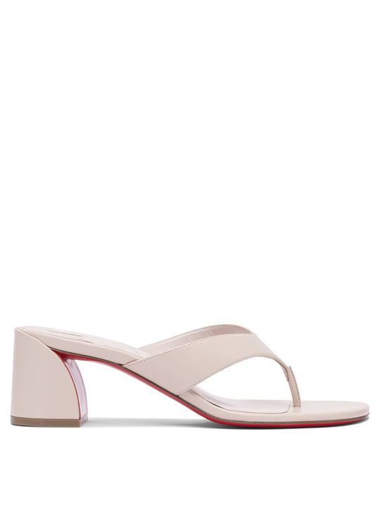 55 Mm Sandals White