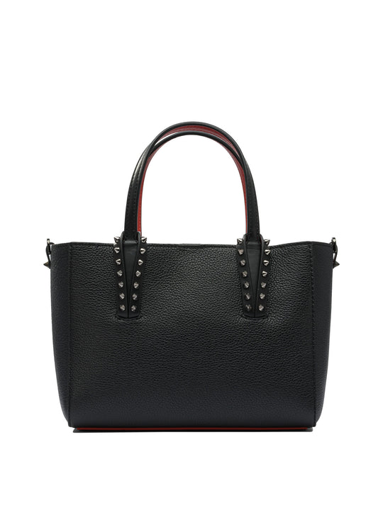 Cabata Soft E/W Mini Calf Empire Shoulder Bags Black
