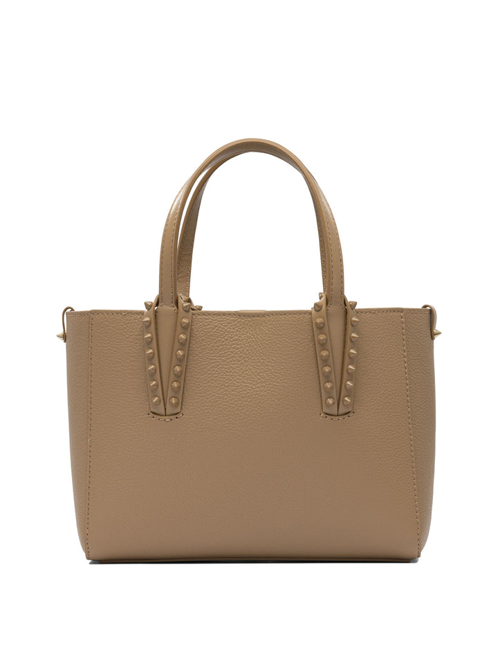 Christian Louboutin Cabata Soft E/W Mini Calf Empire Shoulder Bags - Beige | 4568f90138b315b7db159c7dfdd98265fbddc5aa
