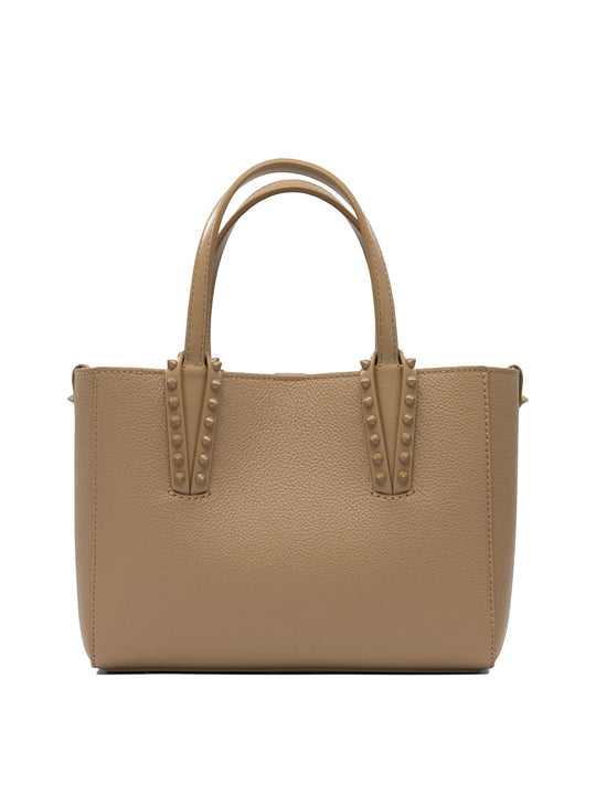 Cabata Soft E/W Mini Calf Empire Shoulder Bags Beige