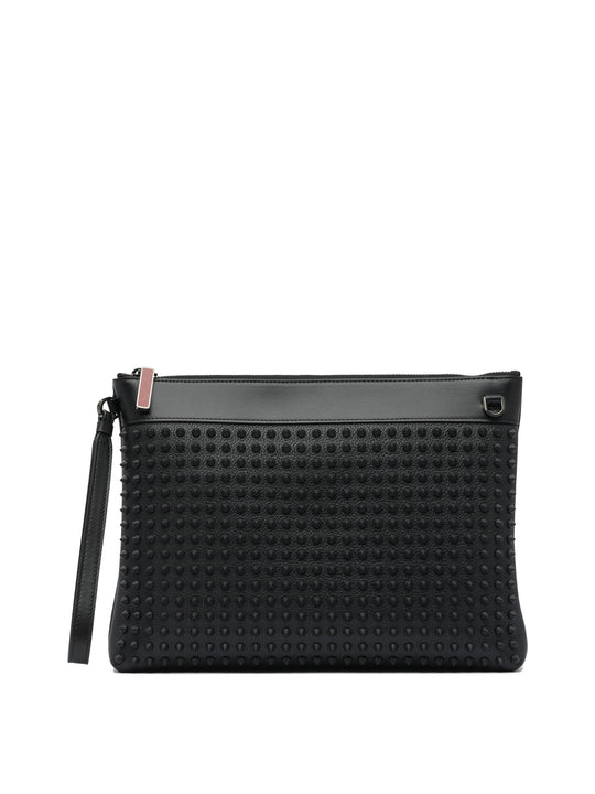 Funky Calf Empire/Spikes Pouch Black