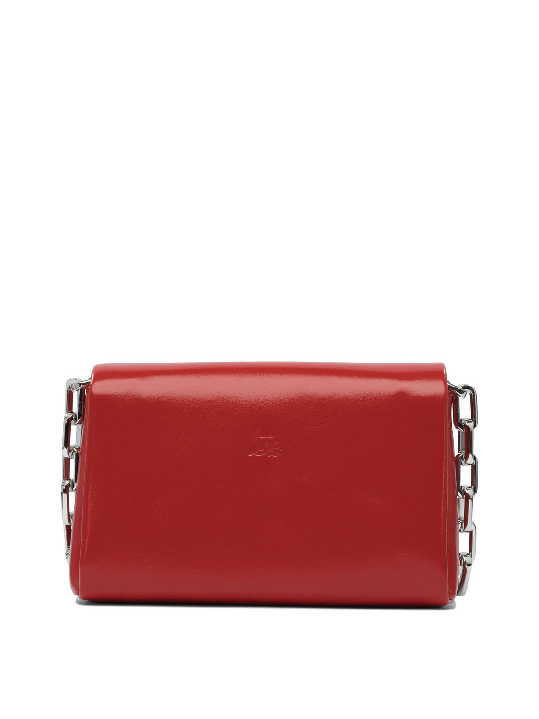 Christian Louboutin Loubi54 Soft Shoulder Small Calf Sugar Clutches - Red | e5eab3ca340c6195b58e76df9a821e3a96474330