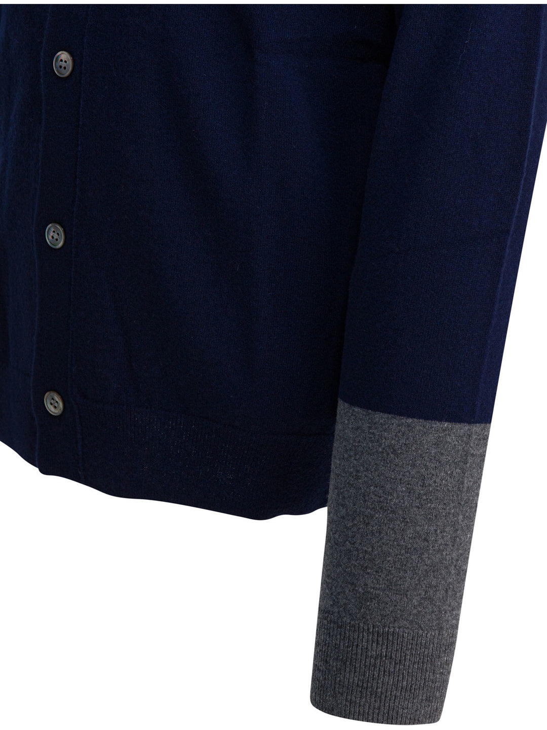 Comme Des GarçOns Forever V-Neck Cardigan Knitwear - Blue | 14d2bcb424b5eed4c89566c0703ee0f1534fbb23