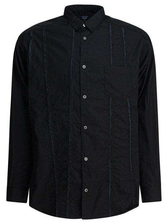 Casual Cotton Shirt Shirts Black