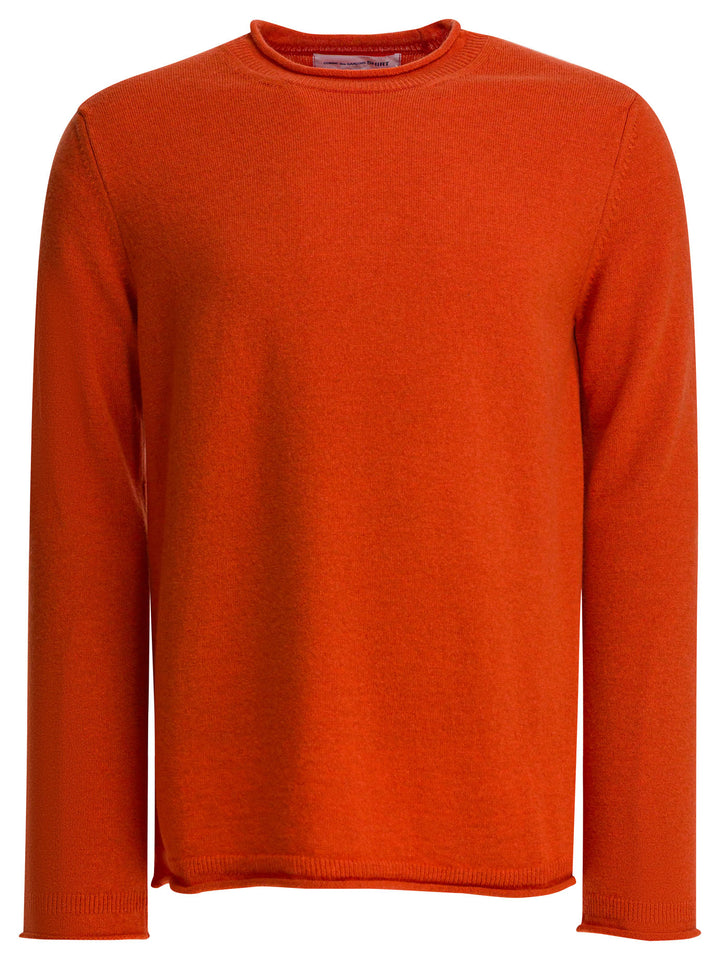 Comme Des GarçOns Shirt Wool Crewneck Sweater Knitwear - Orange | 9c8cd2dca79bcb8e47aa2459429a0797b190c56c