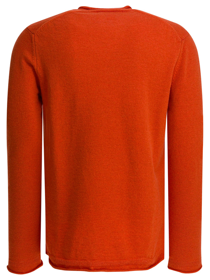 Comme Des GarçOns Shirt Wool Crewneck Sweater Knitwear - Orange | 84a3ab61d96e0c4c4f14ebdfee22b48392b502ed