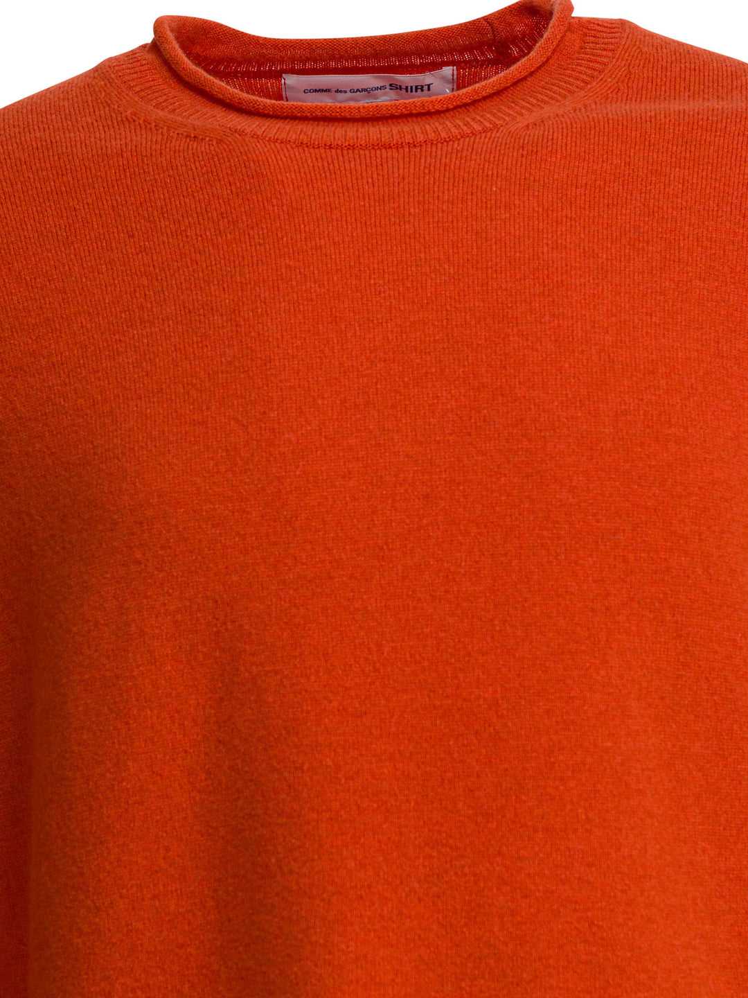 Comme Des GarçOns Shirt Wool Crewneck Sweater Knitwear - Orange | a920fc7c2fe1bd060858a6209381ac7cc0d7a4fe