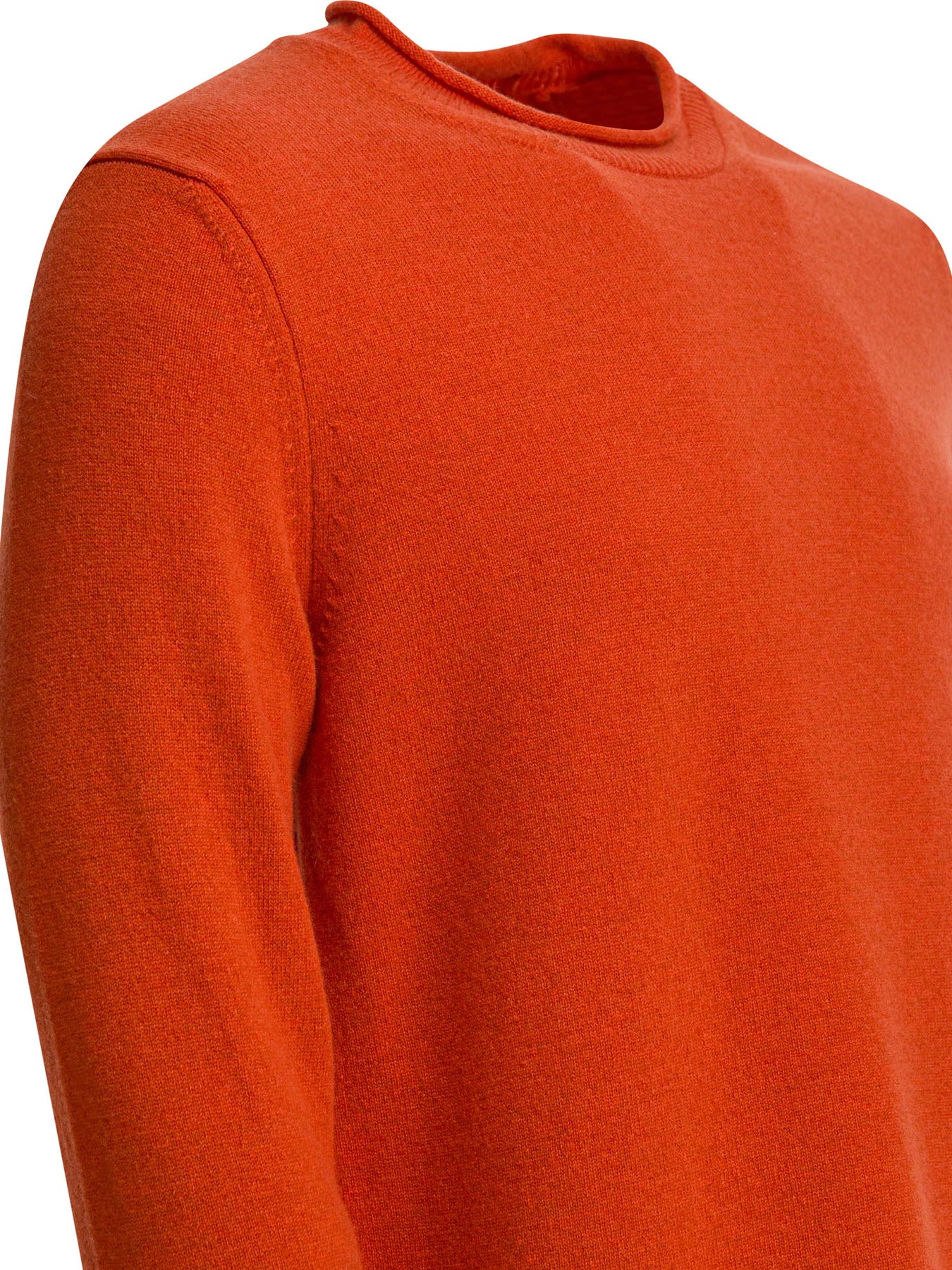 Comme Des GarçOns Shirt Wool Crewneck Sweater Knitwear - Orange | 9eeb351378987aa2e504df0ef3e04684509f2cef