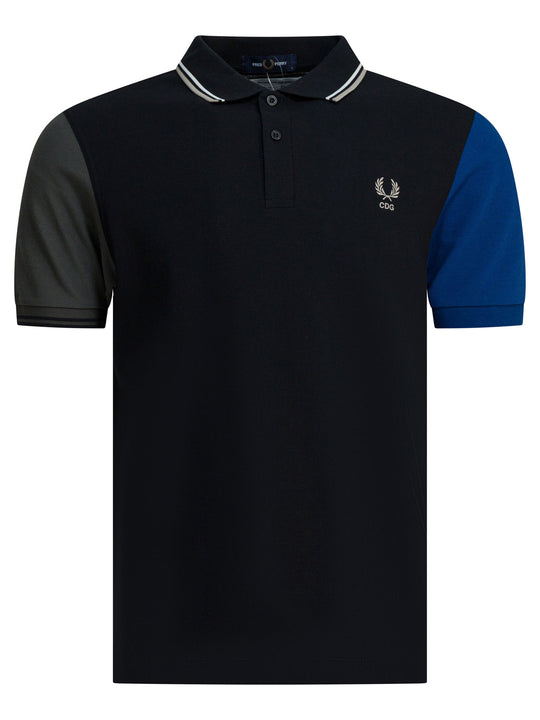 Comme Des GarçOns X Fred Perry Polo Shirts Black