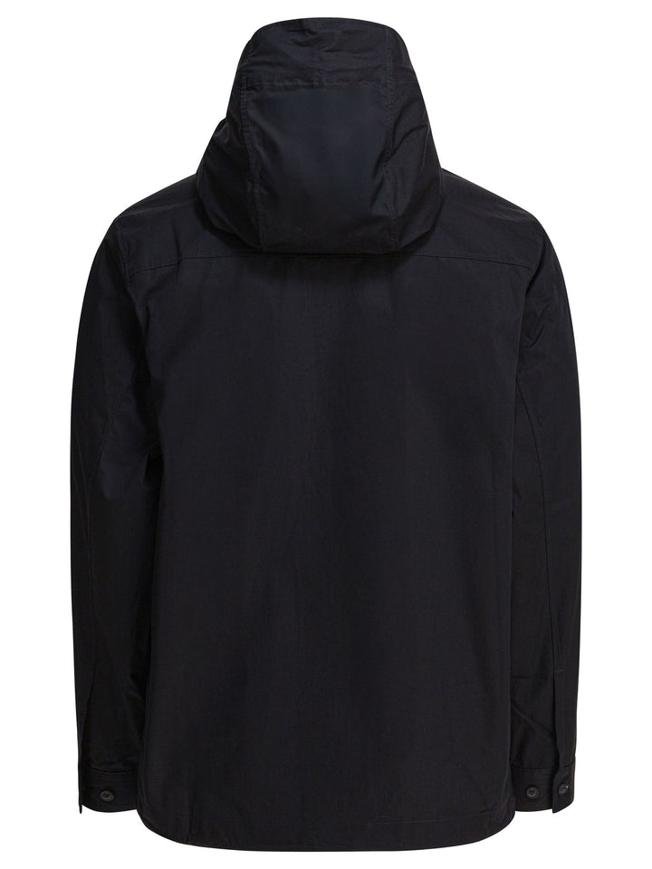 C.P. Company Overshirt Jacket With Half Zipper Jackets and Coats - Black | e27208924b8be9dcaebcc18d7eedf09467a0ae87