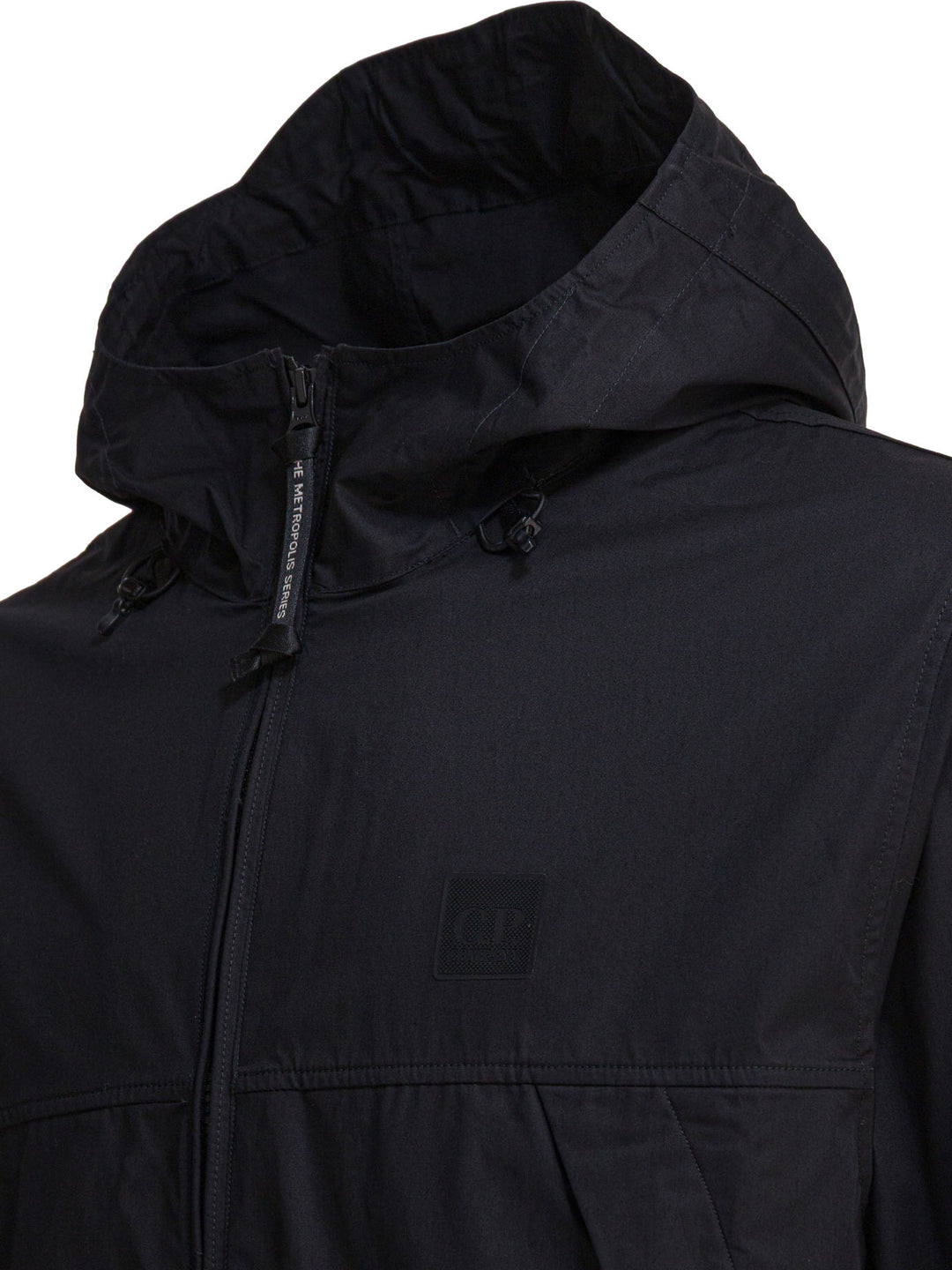 C.P. Company Overshirt Jacket With Half Zipper Jackets and Coats - Black | 87021a1f6a0a9aec20375121defde1ce472ade5e