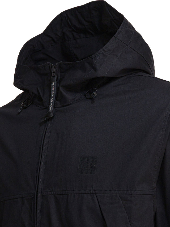 C.P. Company Overshirt Jacket With Half Zipper Jackets and Coats - Black | 87021a1f6a0a9aec20375121defde1ce472ade5e