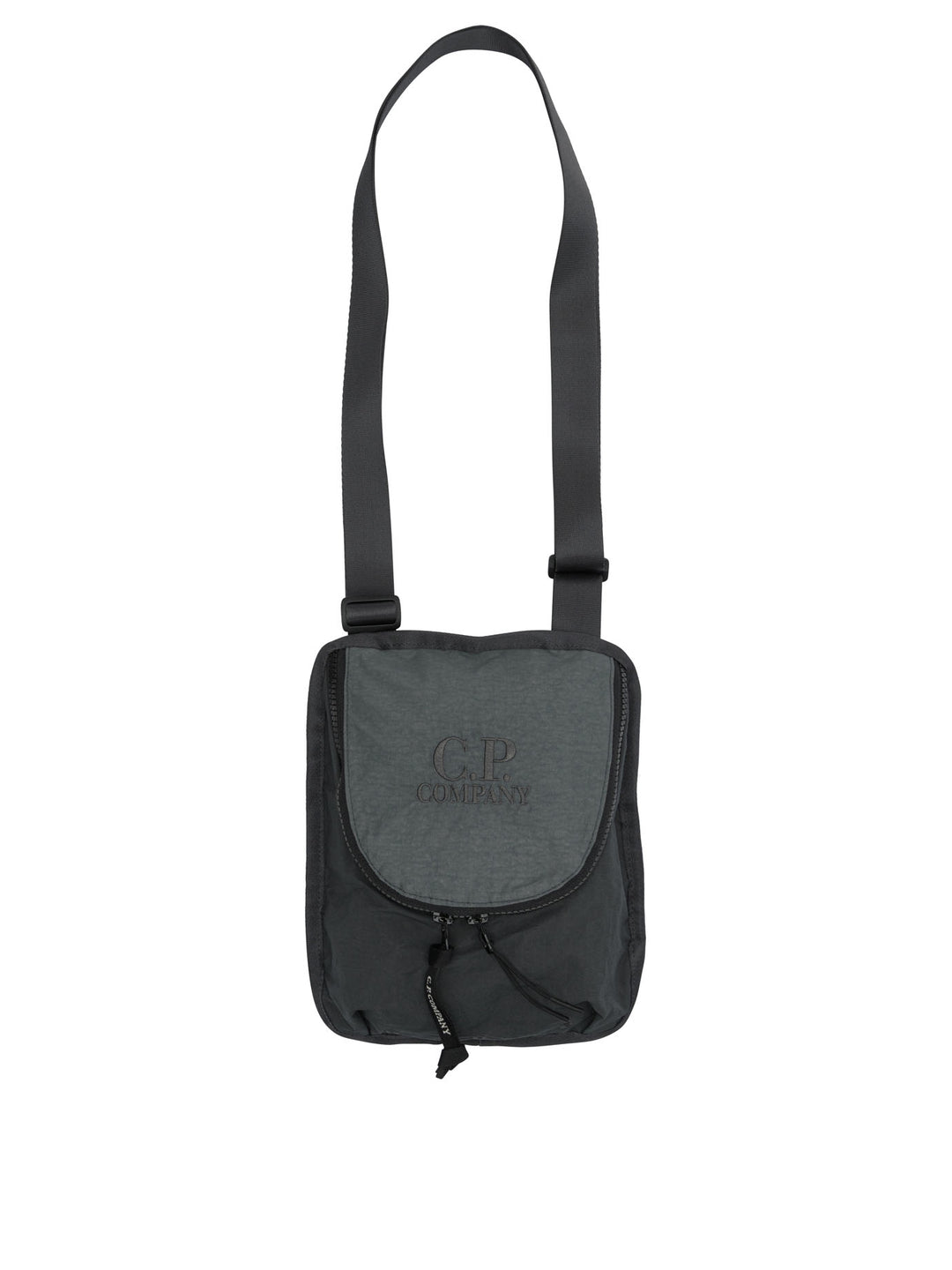 C.P. Company Plain Paper Touch Crossbody Bags - Grey | ab090f5195e4549d6df0300a8a12d5aa05ecd934