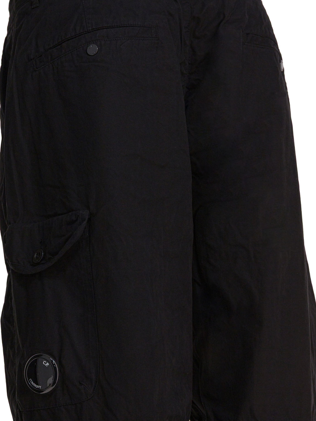 C.P. Company Microreps Trousers - Black | 638d2f61133ac87bfdf1fc9081fedb1292b474ea
