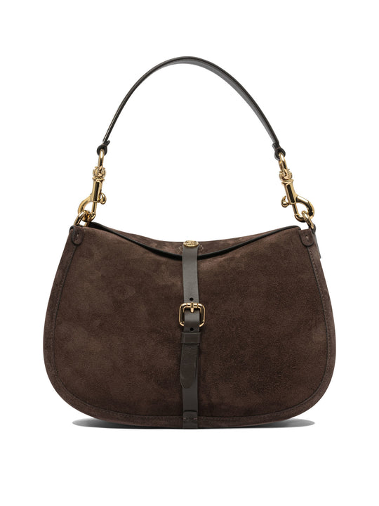 Pony Shoulder Bags Brown
