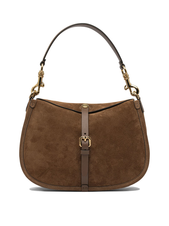 Pony Shoulder Bags Brown