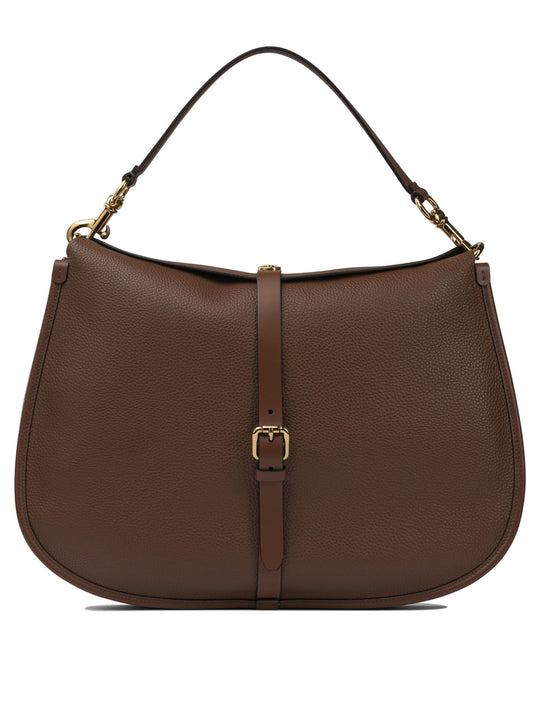 Pony Shoulder Bags Brown