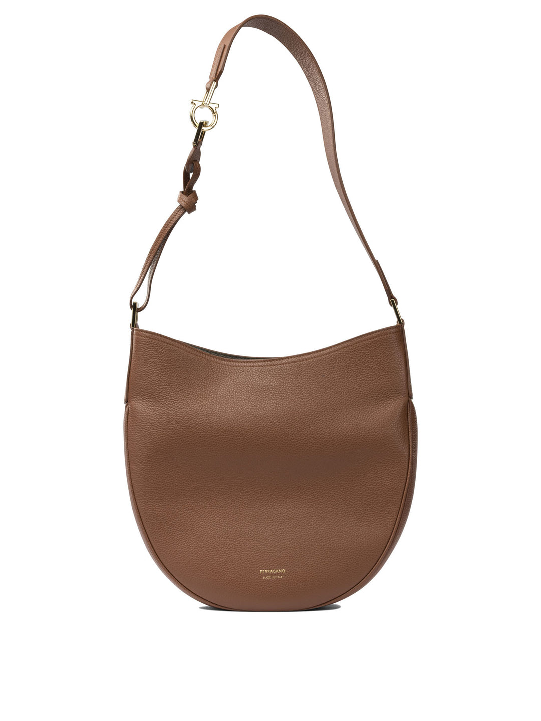 Ferragamo Leather Hobo Bag Crossbody Bags - Brown | c126a7e155913e22aadf19df2f09f50ce1bf261b