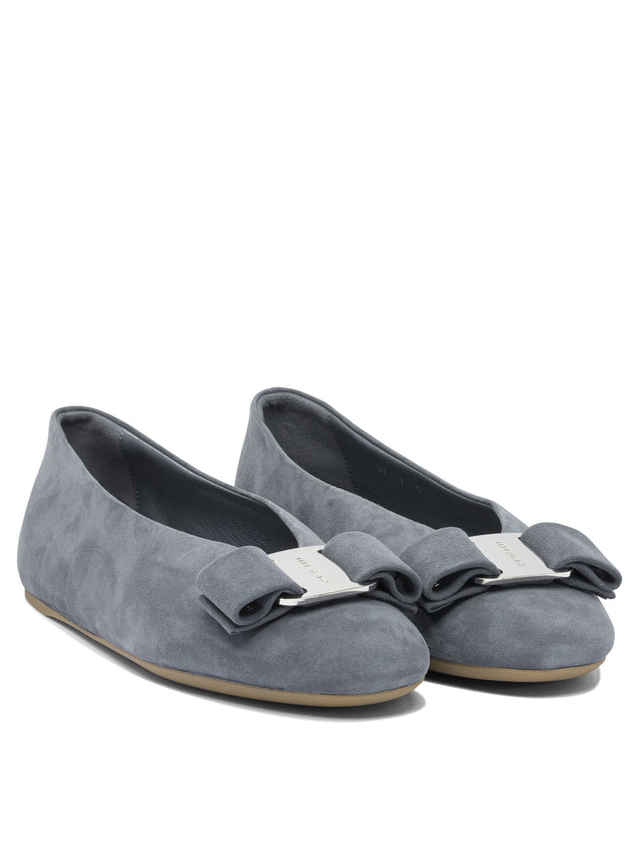 Ferragamo  Ballerinas - Grey | 6289f6255aa6cf9bbeb246648b9aa904ba5dbaaf