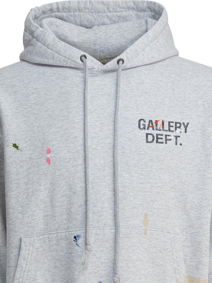 Gallery Dept. Gd Paint Logo Hoodie Sweatshirts - Grey | fca1c4fbc5ec70b1af0f6c8e5bd456969bdf3f2a