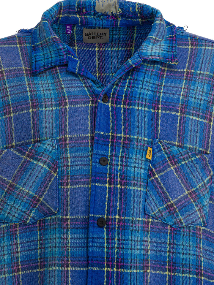 Gallery Dept. Marley Flannel Shirts - Blue | ad5150f72af1cb71dd24dadb041afbc4830cd43a