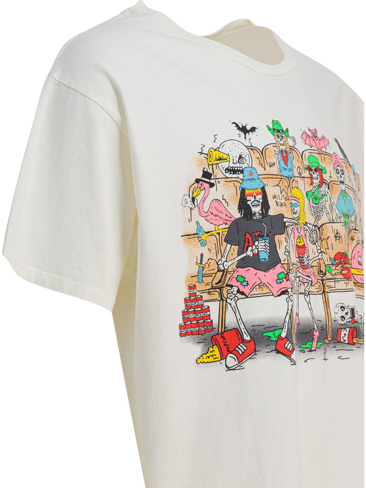 Gallery Dept. Skeleton Beach Theater Tee T-shirts - White | e0a31a43d7555ec3e72f863f52c7717f4de5bfc4