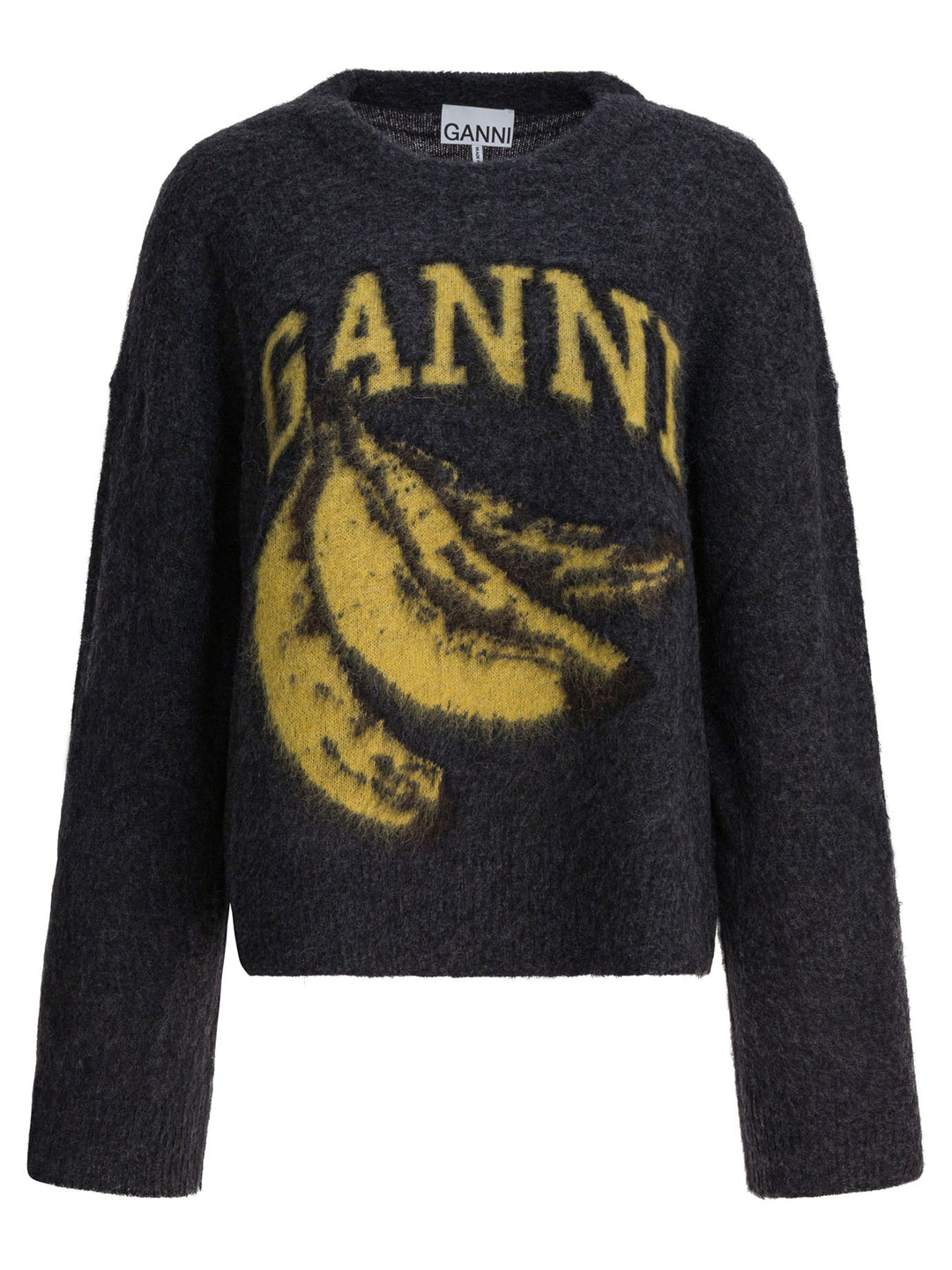 Ganni Banana Knitwear - Black | 7765ade5c1c859b2c5b891b878bb400acab1756e