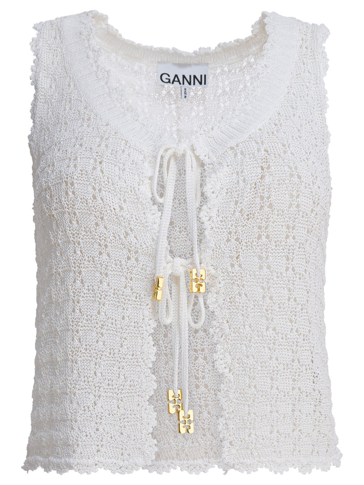 Ganni  Tops - White | 5af748a33db5bf84e25b86234eec283f76b75f85
